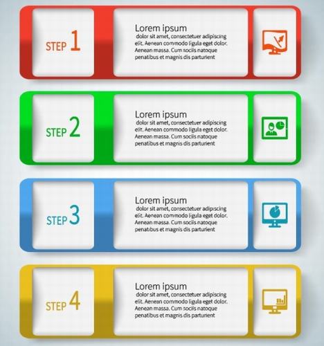 Project planning infographics vector
