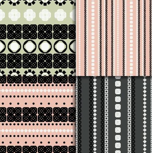 Seamless background decoration pattern vector