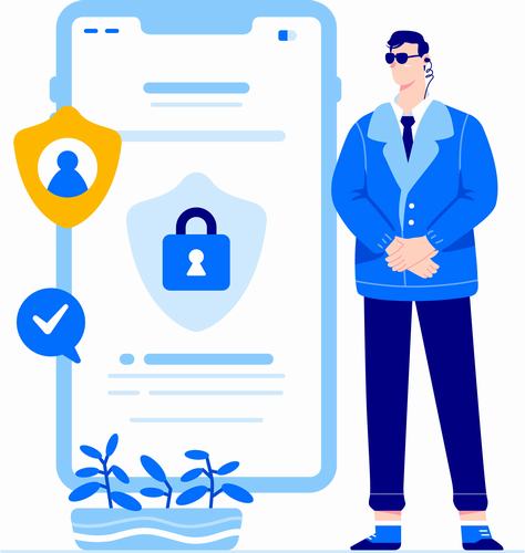 Security concept illustration vector
