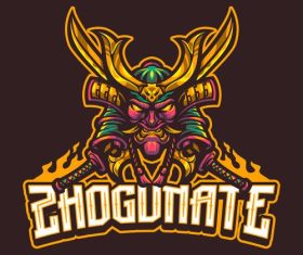 Shogunate icon vector