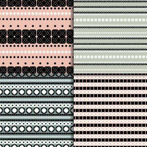 Simple graphic decoration pattern vector