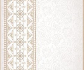 Single sided decorative pattern background vector