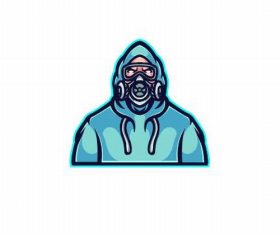 Superhero icon vector