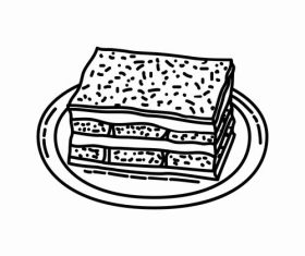 Tiramisu vector