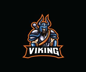 Viking icon vector