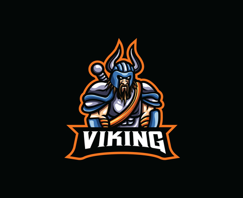 Viking icon vector