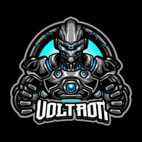 Voltron cartoon icon vector
