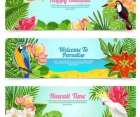 Welcome to paradise vector