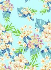 Banner tropical flower patterns vector