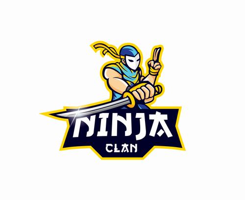 Cartoon icon ninja vector