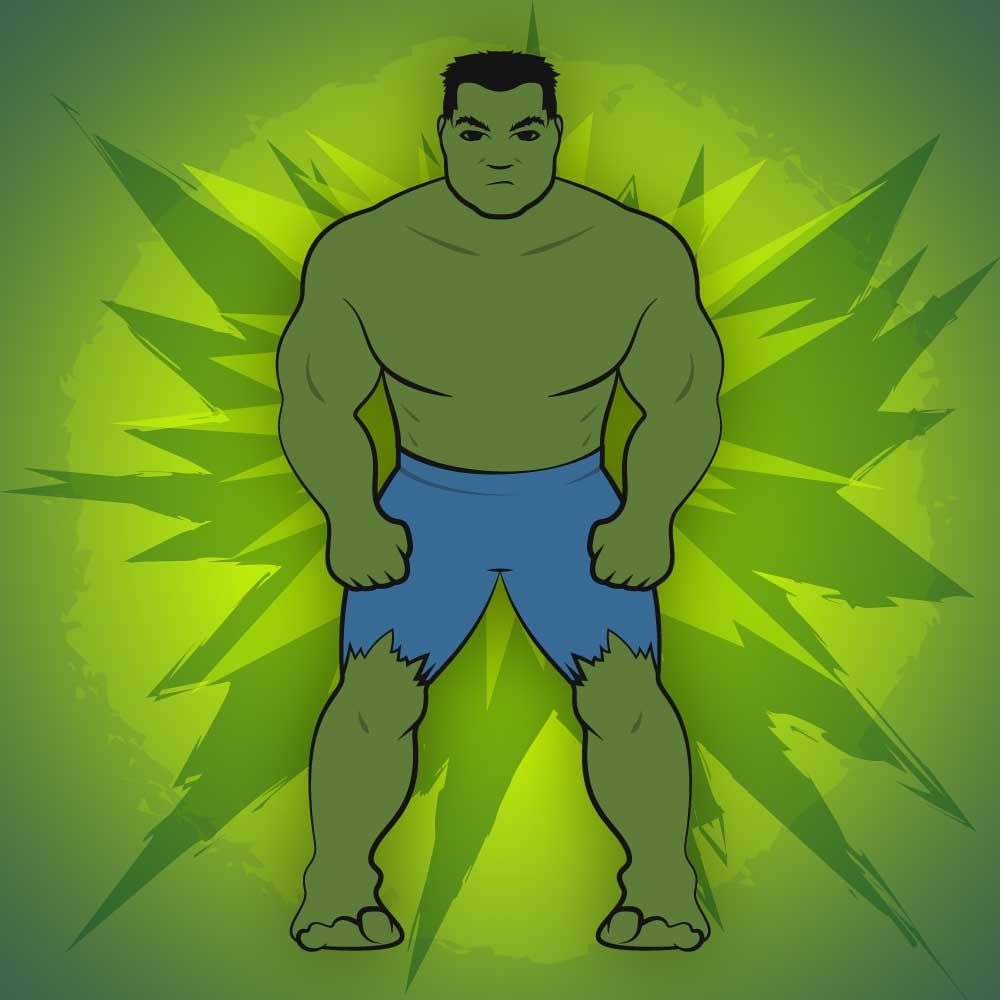 Hulk avengers vector