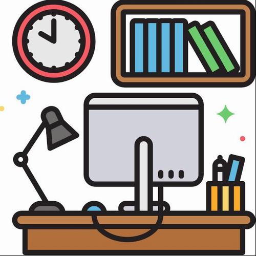Office life icons vector
