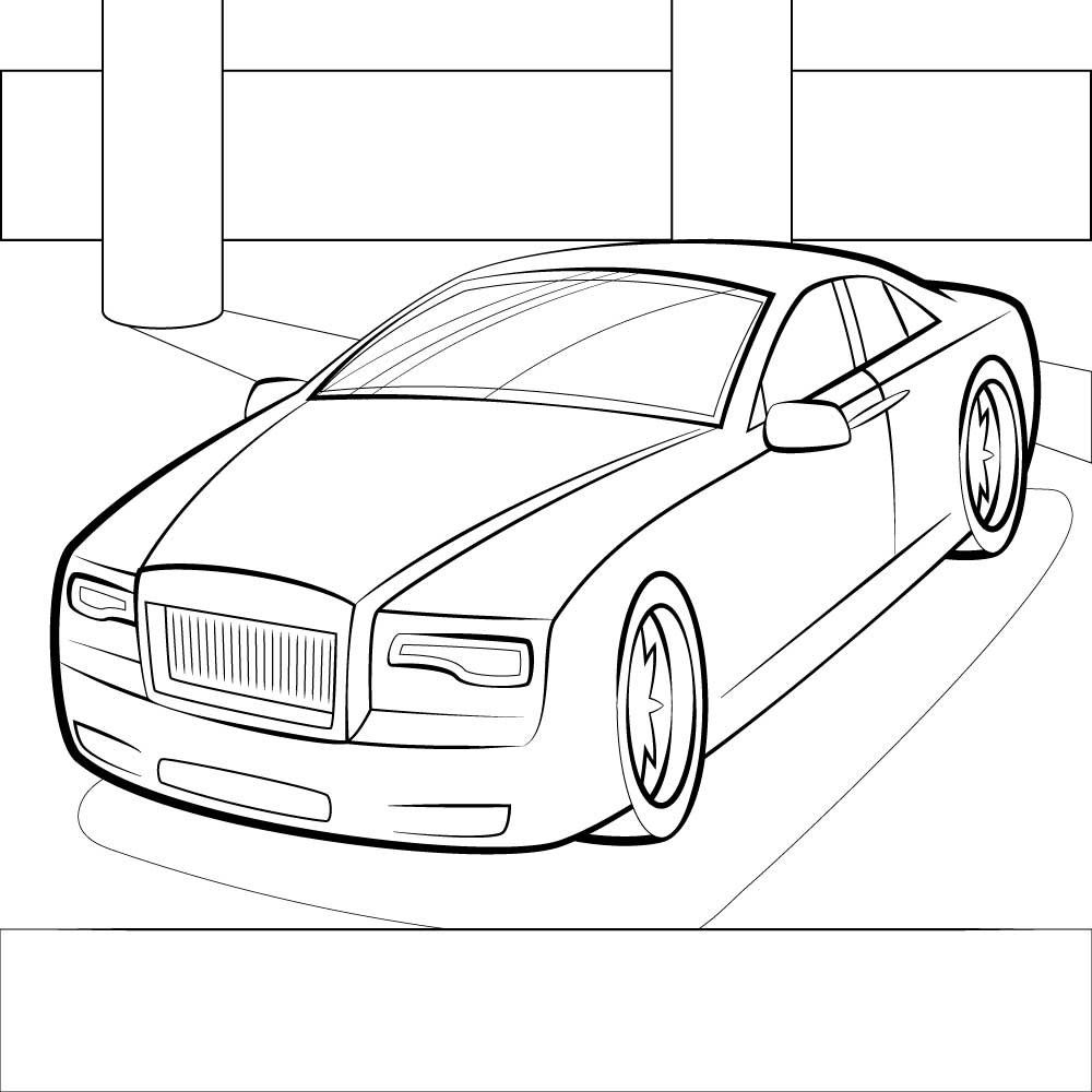 Download drawing Rolls-Royce Silver Cloud Sedan 1955 in ai pdf png svg  formats