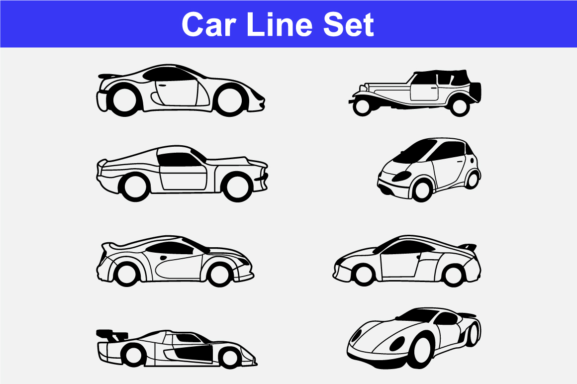 car line art