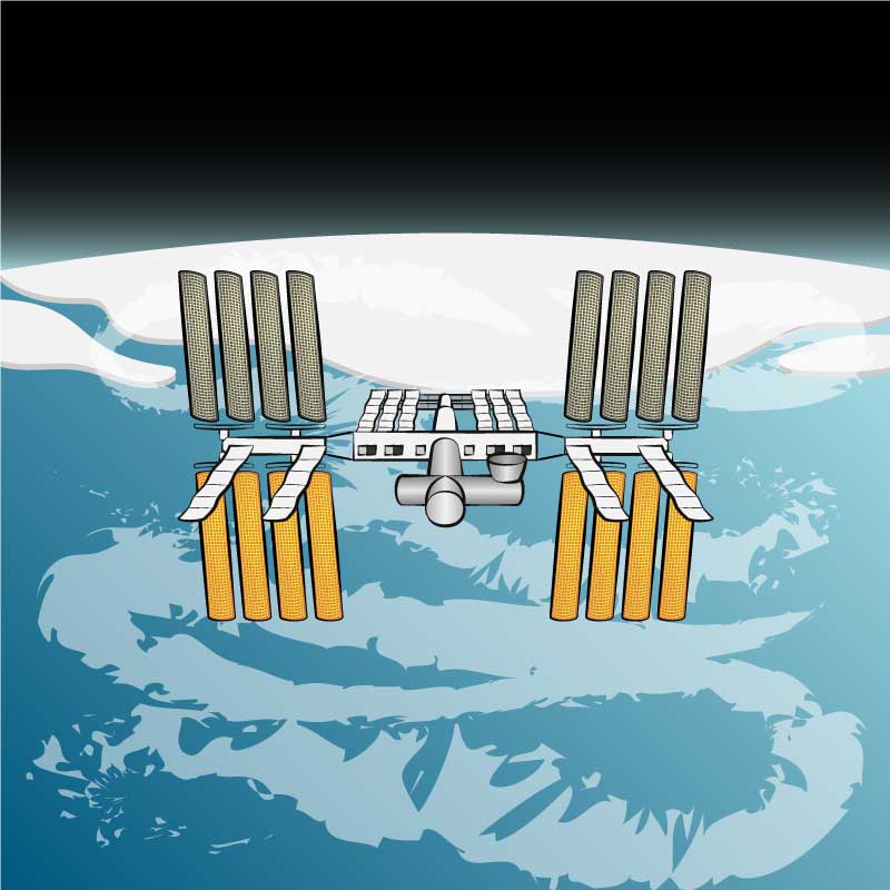 International space station vector