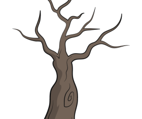 Leafless tree clipart