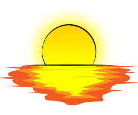 Sunset clipart