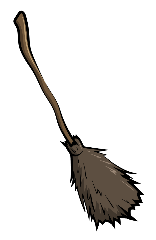 Witch broom clipart