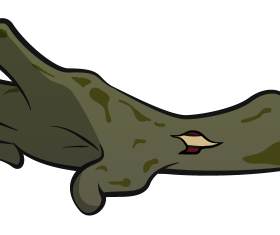 Zombie arm clipart