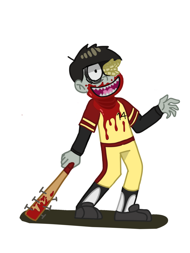 Zombie boy clipart