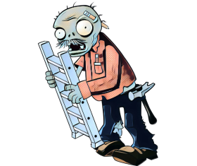 Zombie character clipart