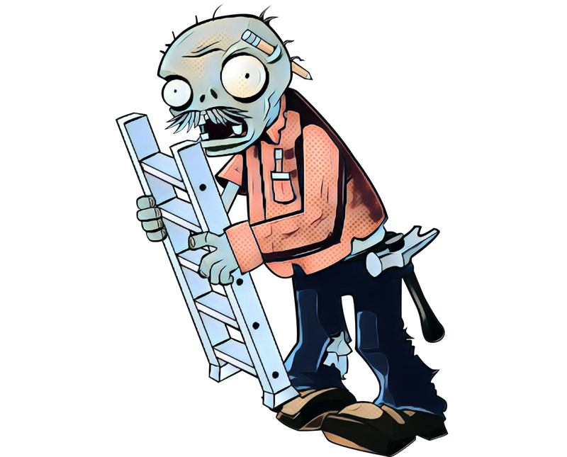Zombie character clipart
