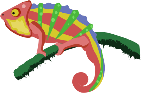 Reptile Chameleon Clipart