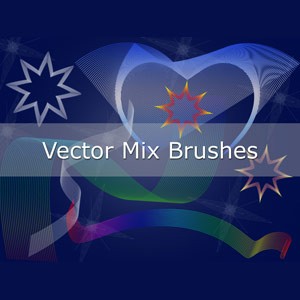 Set of vector Photoshop Brushes