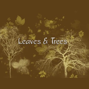 Leaves and trees Photoshop Brushes