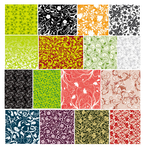 commonly used Decorative pattern 03 background vector art