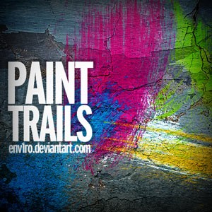 Paint Trails Photoshop Brushes