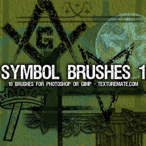 Symbols 1 Brush Pack Photoshop Brushes