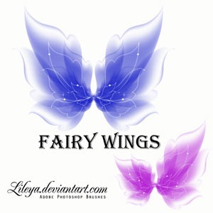 Fairy Wings Photoshop Brushes