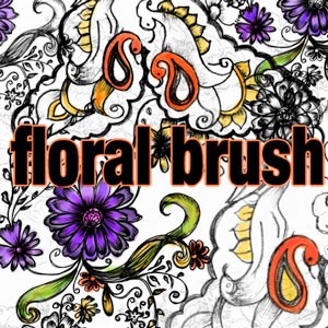 Floral Brush Photoshop Brushes