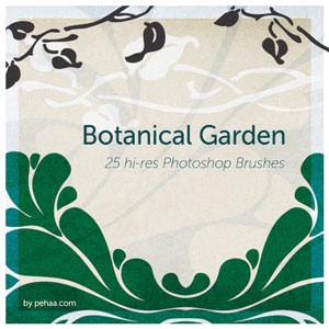 Botanical Garden Free Photoshop Brushes