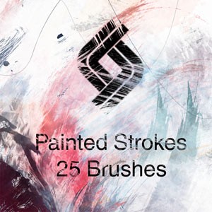 HighRes Paint Strokes: Set I Photoshop Brushes
