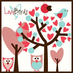 Love Birds Photoshop Brushes