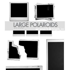 Large Polaroid Photoshop Brushes