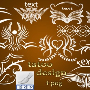 Tattoo Design Photoshop Brushes