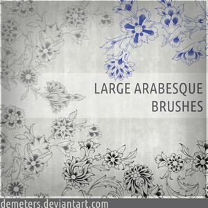Arabesque Brushes II Photoshop Brushes