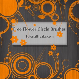Flower Circle Photoshop Brushes