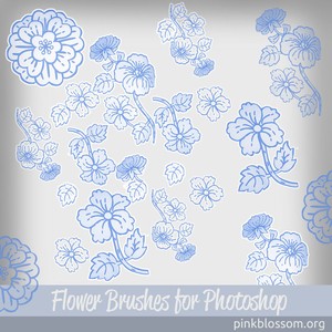 Flower Brushes for Photoshop Brushes