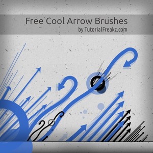 Free Cool Arrow Photoshop Brushes