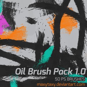 Oil Brush Pack 1.0 Photoshop Brushes