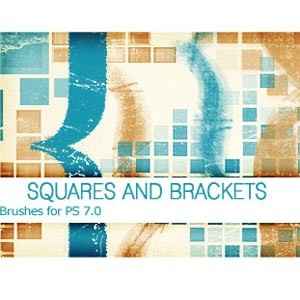 Squares and Brackets PS 7.0 Photoshop Brushes