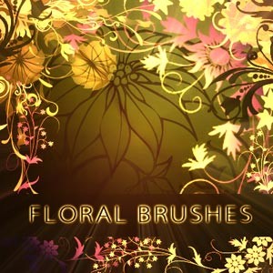 Cute Floral Photoshop Brushes