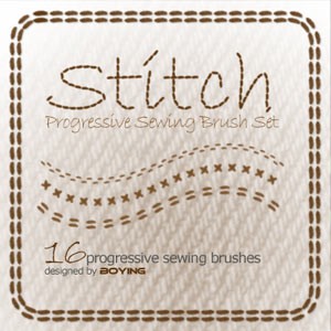 Stitch Photoshop Brushes