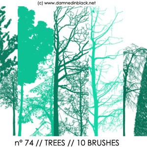trees Photoshop Brushes