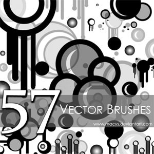 57 Free Set of vector Photoshop Brushes