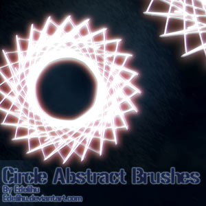Circle Abstract Photoshop Brushes